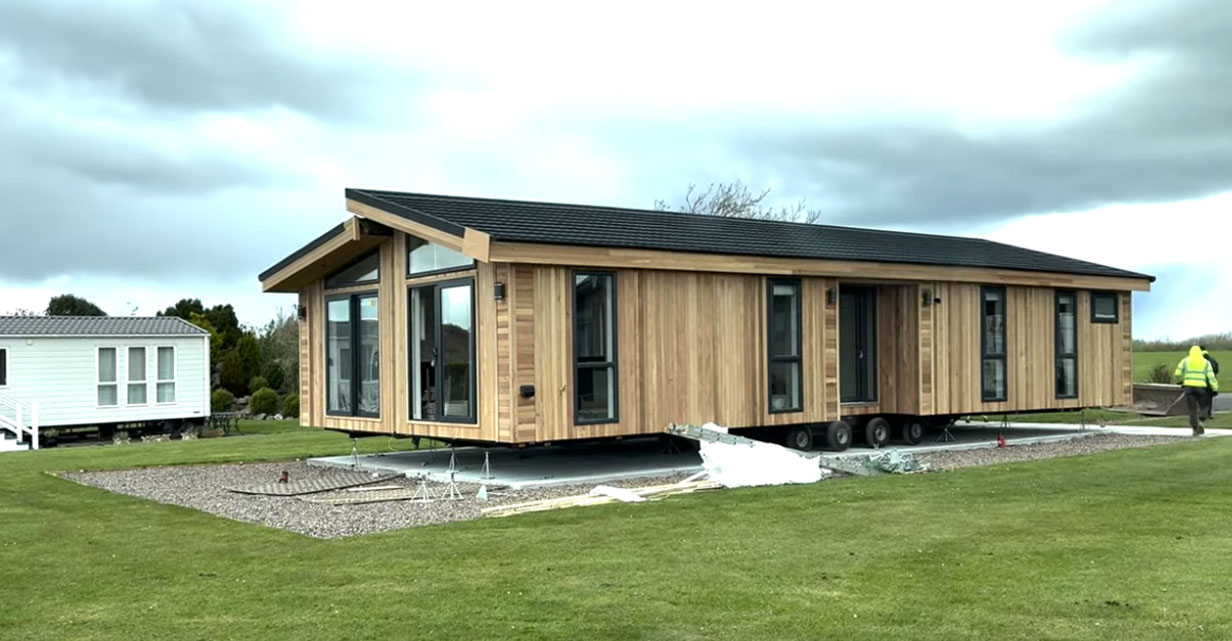 The full process of how a holiday lodge is designed, built and delivered