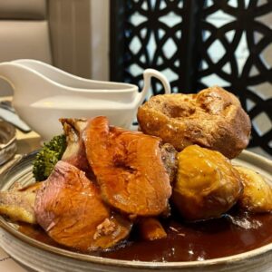 Roast dinner at The Apple Inn, Lucker